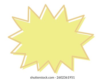 Pop and simple jagged wipeout material with impact.