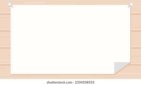 Pop and simple wooden sign illustration
