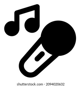 Pop song music at concert with a specific like genre