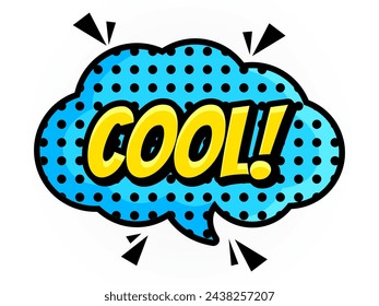Pop Speech Bubbles Comic Short Phrases American-comic Style. conversation clouds. Dialogue chat bubbles with small talk phrases