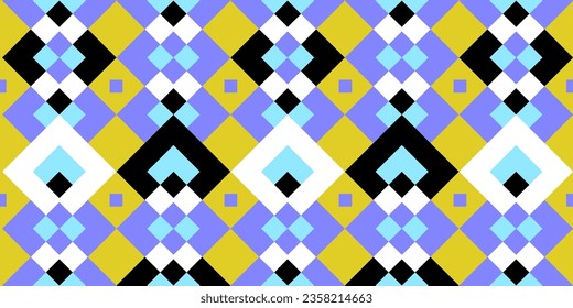 Pop Square, Cubic background, Geometry Pattern, textile, elements, flat vector modern wallpaper