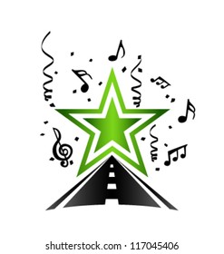 Pop Star Logo Template
