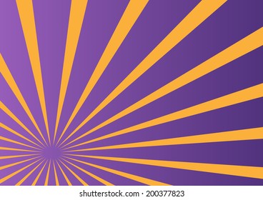 Pop sunburst background. vector wallpaper