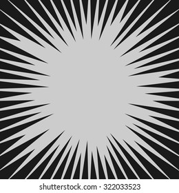 Pop sunburst background. vector wallpaper