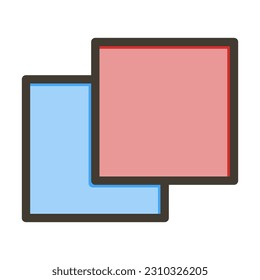 Pop Up Thick Line Filled Colors For Personal And Commercial Use.
