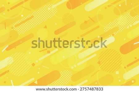 Pop yellow abstract background vector