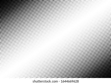Fondo de puntos pop-art. Fondo con problemas. Textura degradada vintage. Sobrecarga abstracta moderna. Ilustración del vector