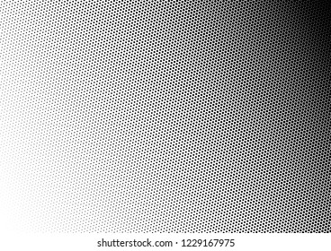 Pop-art Dots Background. Halftone Grunge Backdrop. Fade Texture. Gradient Black and White Pattern. Vector illustration