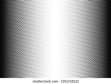 Pop-art Dots Background. Modern Pattern. Vintage Overlay. Monochrome Backdrop. Vector illustration