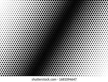 Fondo de puntos pop-art. Textura moderna de puntos. Superposición abstracta de semitonos. Fondo degradado monocromo. Ilustración del vector