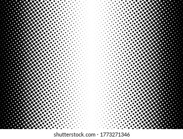 Pop-art Dots Background. Modern Points Pattern. Halftone Fade Texture. Monochrome Black and White Backdrop. Vector illustration