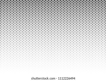 Pop-art Dotted Halftone Background. Abstract Gradient Backdrop. Black and White Pattern. Fade Texture. Vector illustration