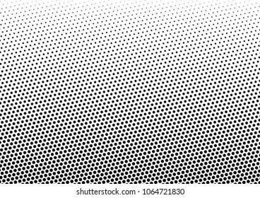Pop-art Dotted Halftone Background. Distressed Overlay. Modern Points Pattern. Vintage Texture. Vector illustration