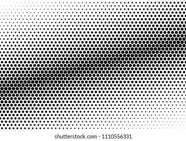 Pop-art Dotted Halftone Background. Grunge Backdrop. Gradient Pattern. Distressed Texture. Vector illustration