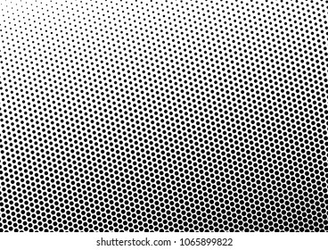 Pop-art Dotted Halftone Background. Points Backdrop. Black and White Fade Pattern. Dots Texture. Vector illustration
