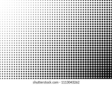 Pop-art Dotted Halftone Background. Points Backdrop. Distressed Grunge Overlay. Abstract Texture. Vector illustration