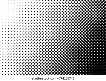 Pop-art Halftone Background. Grunge Dotted Overlay. Gradient Modern Backdrop. Points Pattern. Vector illustration