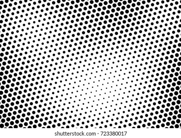 Pop-art Half-tone Background. Vintage Grunge Backdrop. Fade Distressed Pattern. Vector illustration
