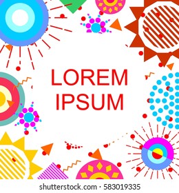 Pop-art poster with vibrant color