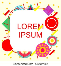 Pop-art poster with vibrant color