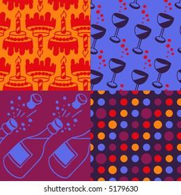 Pop-art seamless pattern - party - others of same series : http://www.shutterstock.com/lightboxes.mhtml?lightbox_id=625018