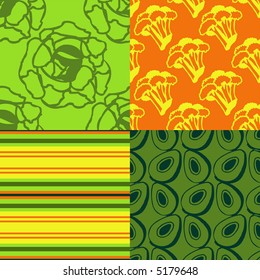 Pop-art seamless pattern - vegetables - others of same series : http://www.shutterstock.com/lightboxes.mhtml?lightbox_id=625018