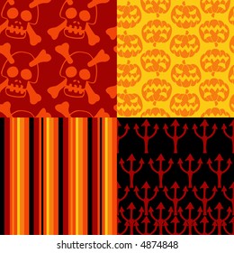 Pop-art seamless patterns - halloween - others of same series : http://www.shutterstock.com/lightboxes.mhtml?lightbox_id=625018