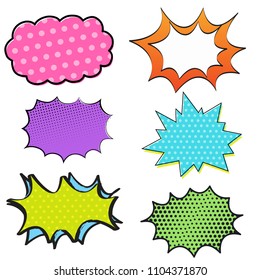 Pop-art style vector collection