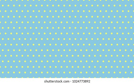 Pop-art yellow-blue seamless pattern