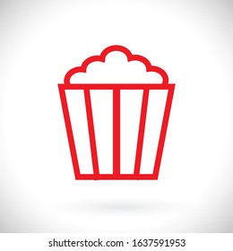 popcorn 10 bond icon design vector graphic