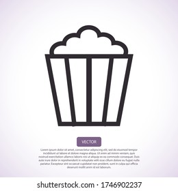 gráfico vectorial de diseño de iconos de popcorn 10