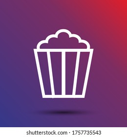 popcorn 10 bond icon design vector graphic