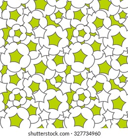 Popcorn background. Seamless pattern.Vector.