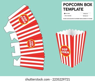 
popcorn bag adjustable to various sizes