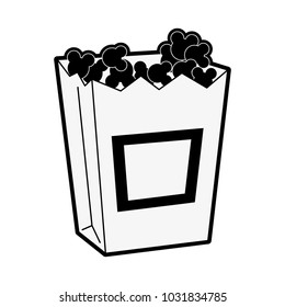 popcorn in bag icon image