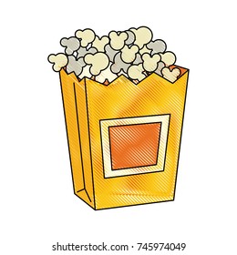 popcorn in bag icon image