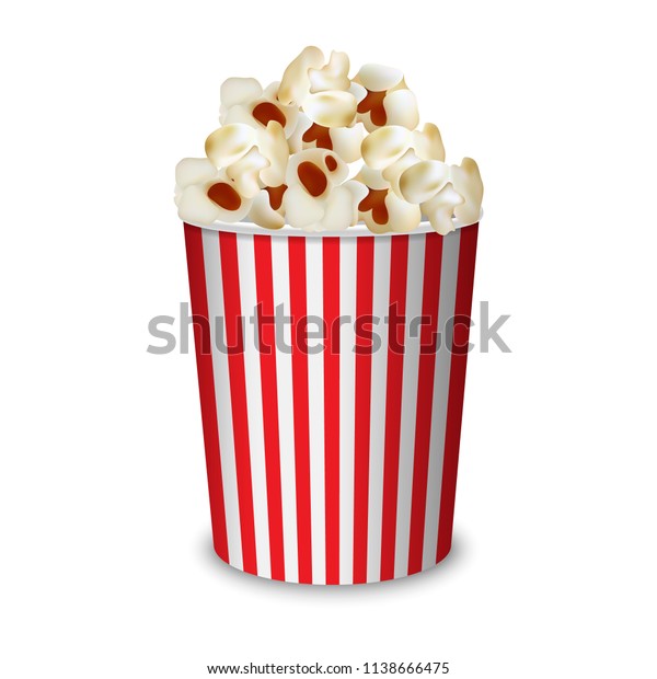 Download Popcorn Box Mockup Realistic Illustration Popcorn Stock Vector Royalty Free 1138666475