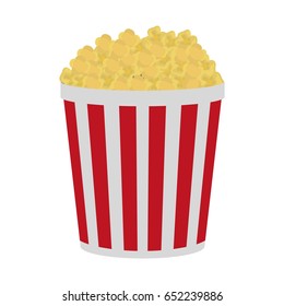 popcorn bucket icon image 