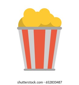 popcorn bucket icon image 