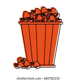 popcorn bucket icon image 