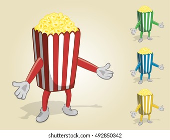 Popcorn Carton Shows Empty Hands