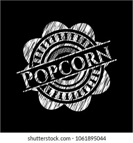 Popcorn chalk emblem
