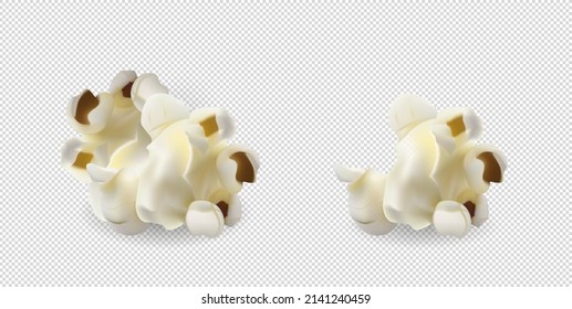 Popcorn collection isolated. Vector illustration.