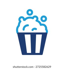 pipoca colorido ícone vetor design bom para web ou aplicativo móvel