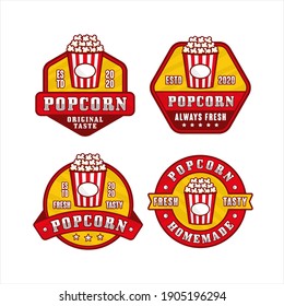 Popcorn design premium logo collection-1