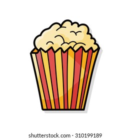 popcorn doodle