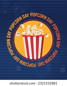 
Popcorn Drawing - Popcorn Day - Cinema