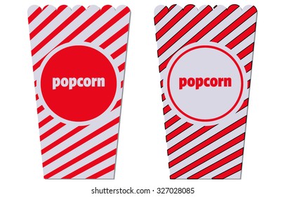 Popcorn Empty Packaging Bag Set
