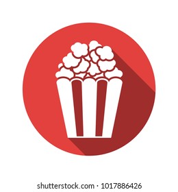 Popcorn flat icon