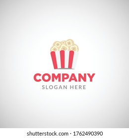 popcorn food logos, cinema logos and films